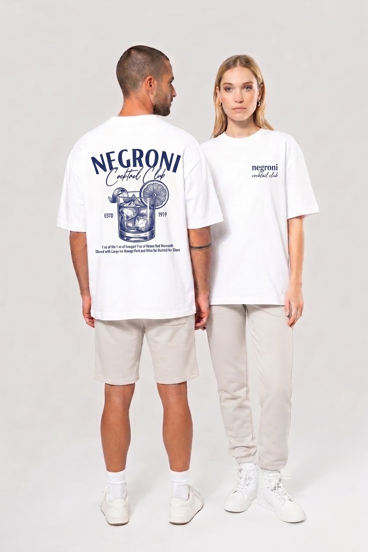 Tričko Negroni - Unisex Oversize